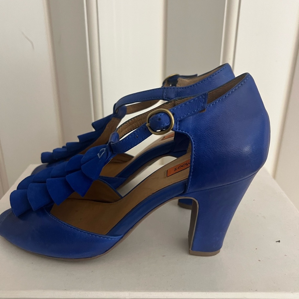 Miz Mooz Royal Blue Heels